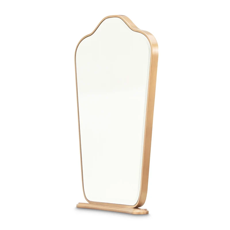 Camellia Field - Vanity Mirror - Gold