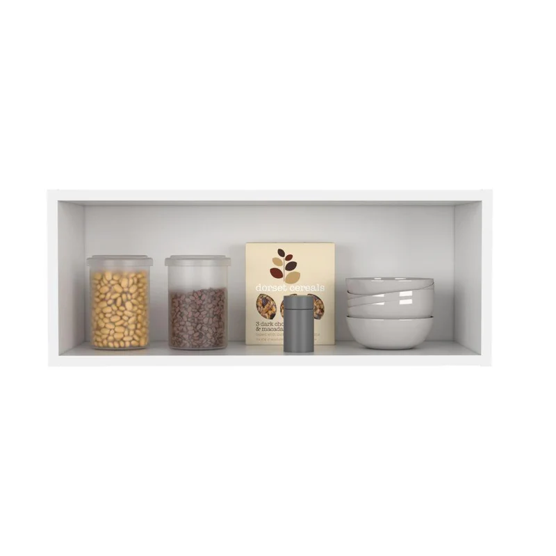 Complemento Gabinete Superior Muris, Blanco Perla, con Gran Capacidad de Almacenamiento