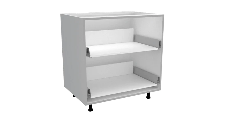Gabinete Inferior Chester, Blanco Perla, con Dos Entrepaños