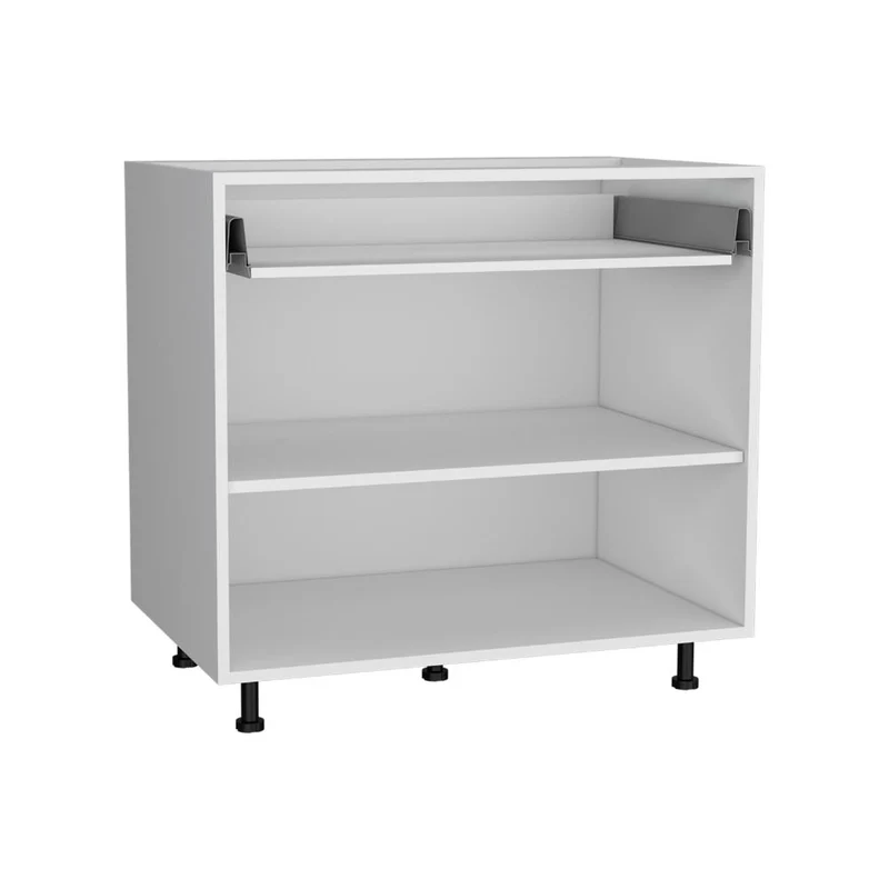 Gabinete Inferior Bosso, Blanco Perla, No Incluye Puertas