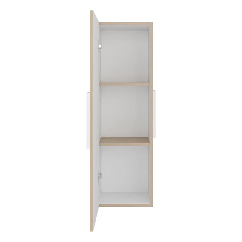 Gabinete de Baño Picasso, Cartagena y Blanco, con Espacio para Guardar Objetos de Aseo