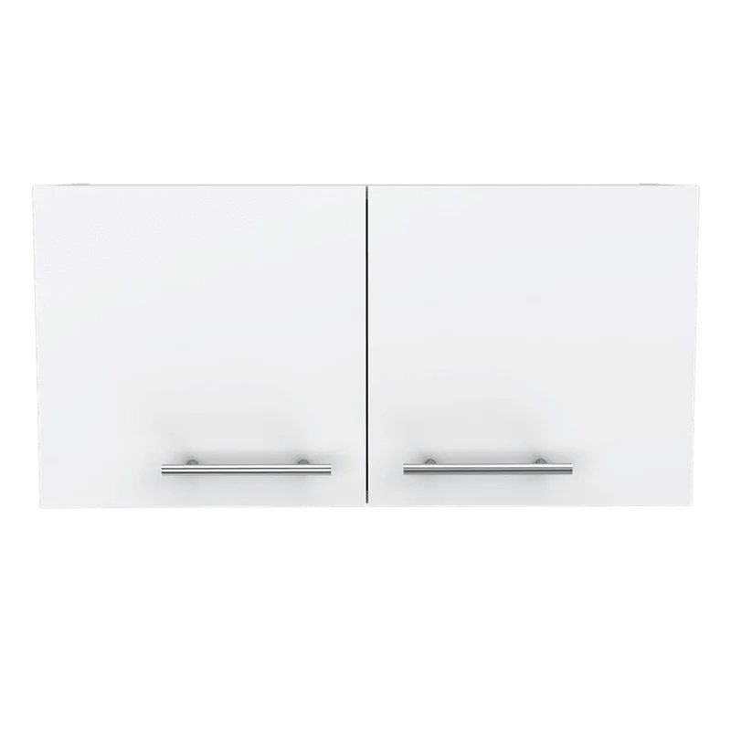 Mueble sobre Campana Delfi, Blanco, con Dos Puertas Batientes