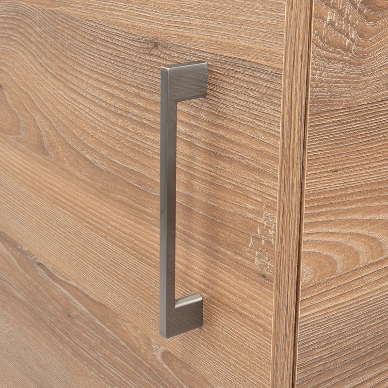 Mueble para Lavamanos Oporto, Miel, con una Puerta Abatible