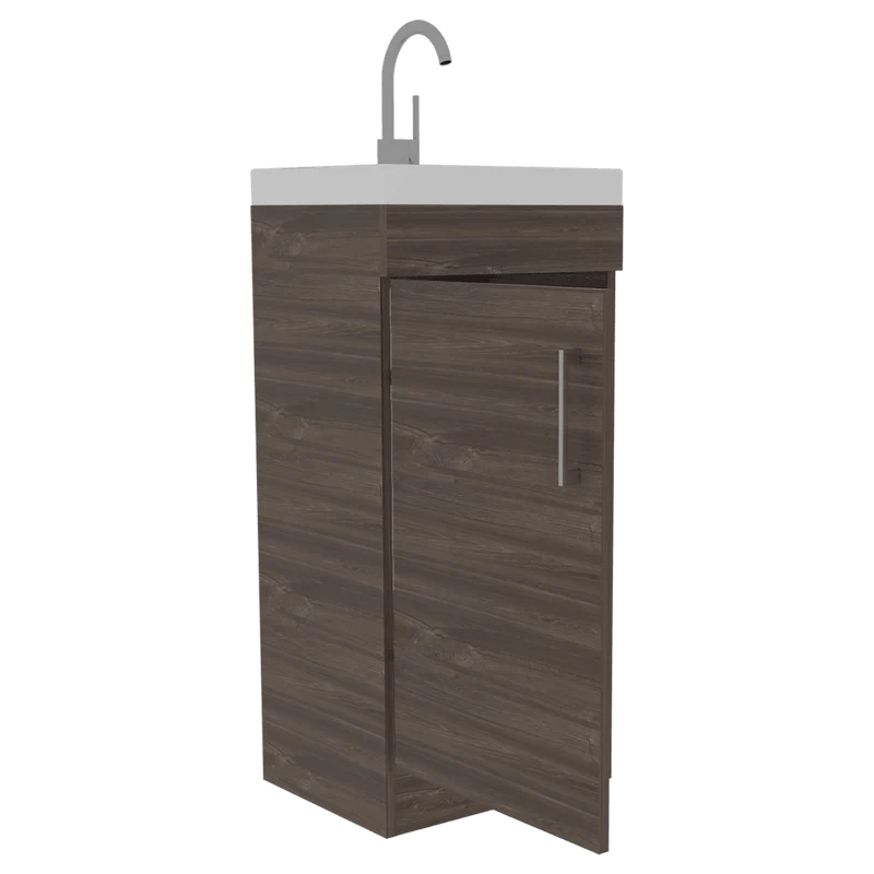 Mueble para Lavamanos Barú, Avellana, con una Puerta Batiente