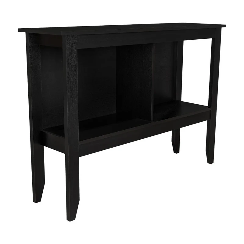 Mesa Auxiliar Sarume, Wengue, con un Entrepaño