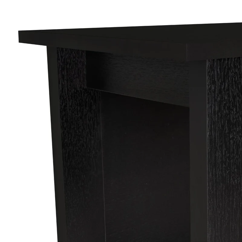 Mesa Auxiliar Sarume, Wengue, con un Entrepaño