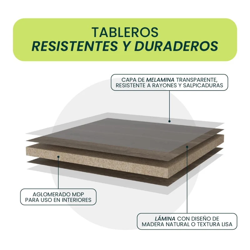 Gabinete de Baño Labell, Avellana, con Puerta Espejo y Entrepaños