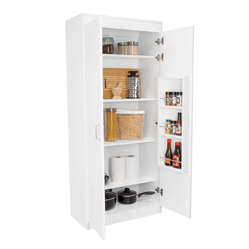 Alacena Varese, Blanco, con Dos Puertas y Múltiples Entrepaños
