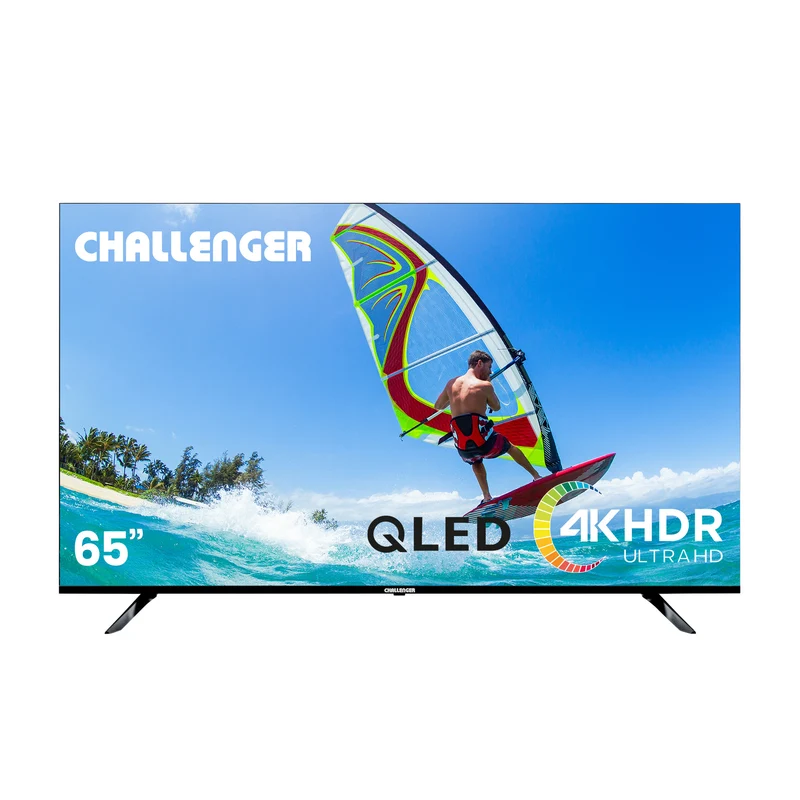 Televisor QLED 65" Google TV, Incluye Soporte de Pared
