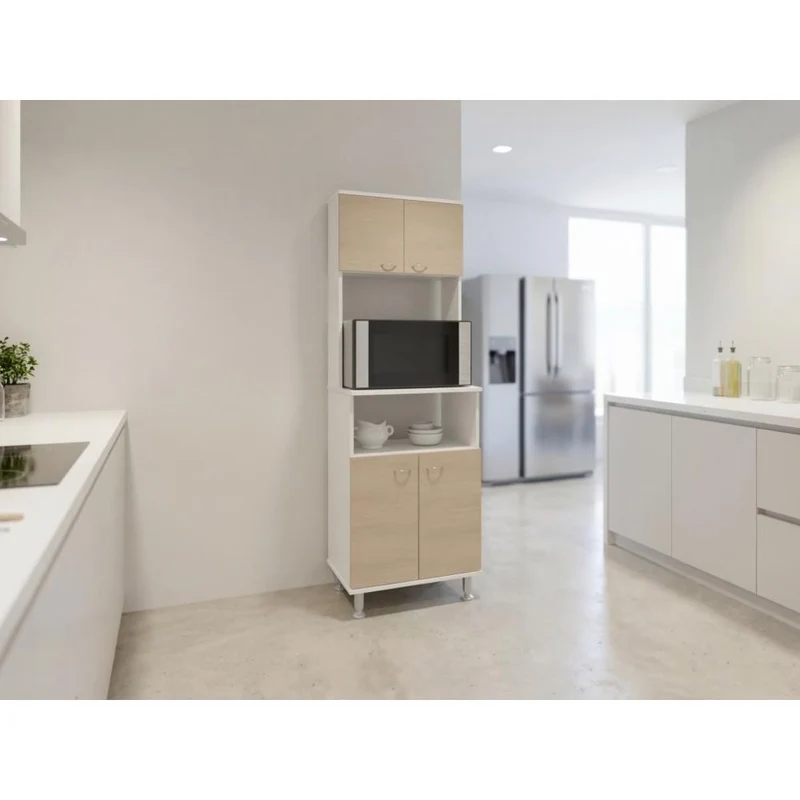 Alacena Fenix, Blanco Duqueza y Cartagena, con Gran Capacidad de Almacenamiento