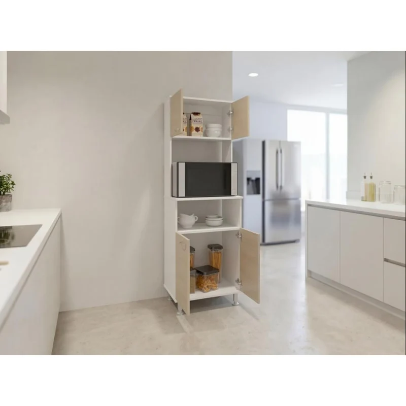 Alacena Fenix, Blanco Duqueza y Cartagena, con Gran Capacidad de Almacenamiento
