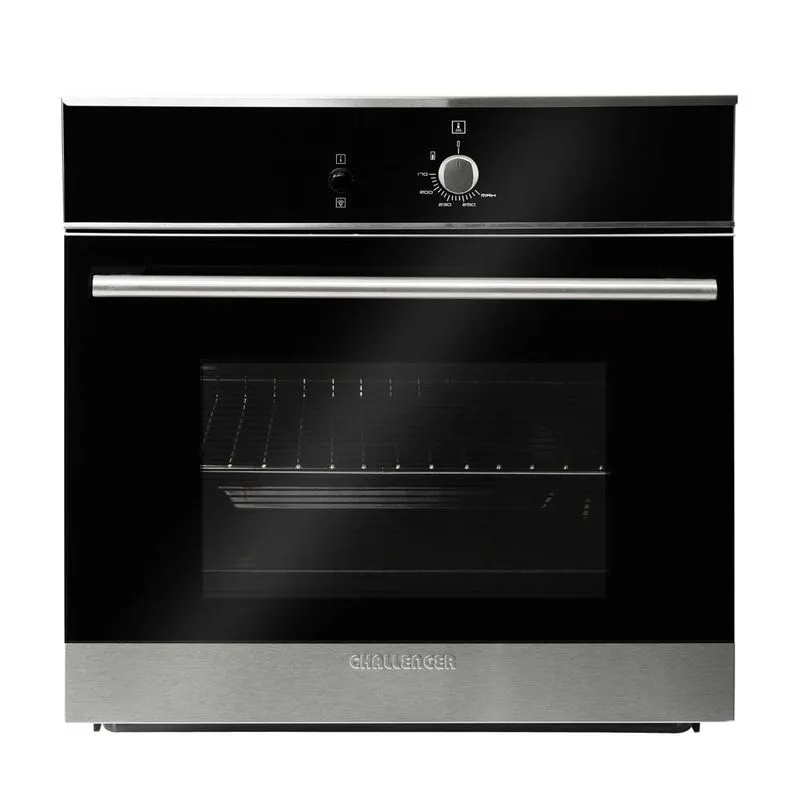 Horno Empotrar Negro a Gas Natural 52lts 60cm 120V Challenger Hg2545
