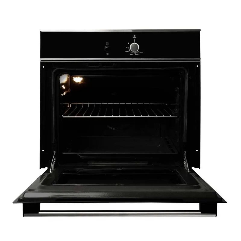 Horno Empotrar Negro a Gas Natural 52lts 60cm 120V Challenger Hg2545