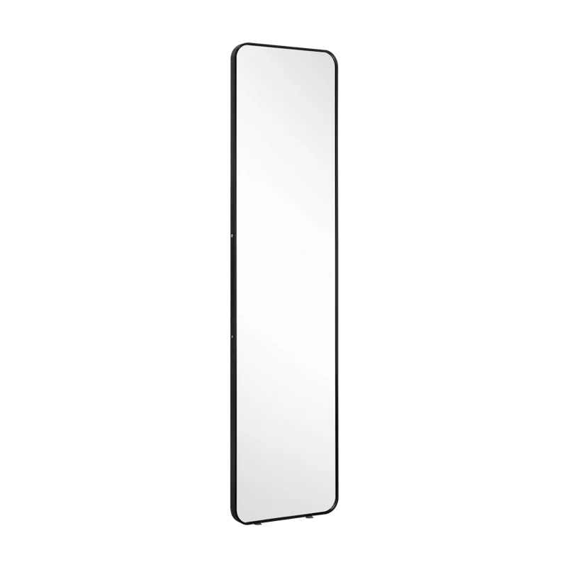 Espejo Rectangular de Piso Riga, con Marco Negro