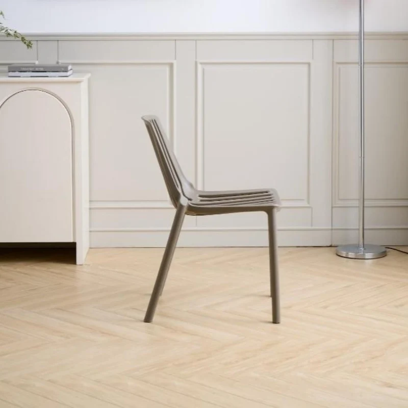 Set de 2 Sillas Tanger, Taupe, con Espaldar y Diseño Moderno
