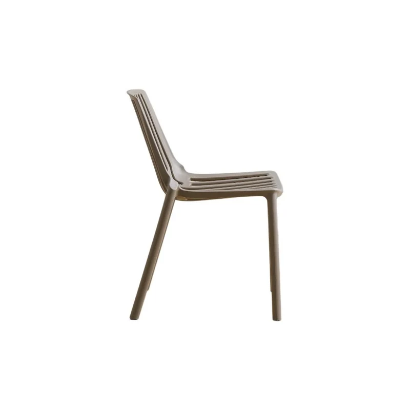 Set de 2 Sillas Tanger, Taupe, con Espaldar y Diseño Moderno