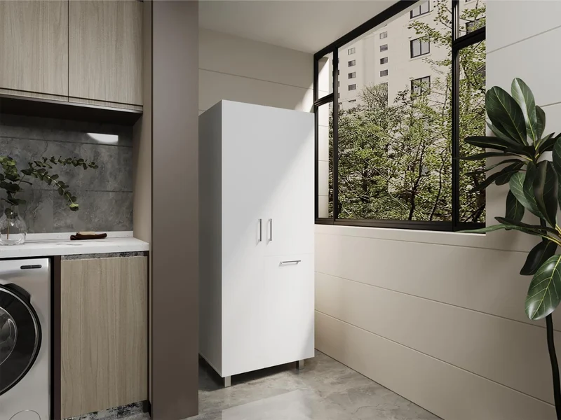 Mueble de Aseo Iris, Blanco Duqueza, con Espacio para Ubicar Objetos de Aseo ZF
