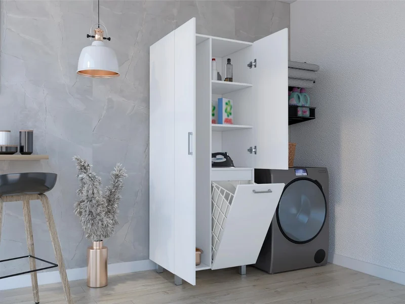 Mueble de Aseo Iris, Blanco Duqueza, con Espacio para Ubicar Objetos de Aseo ZF