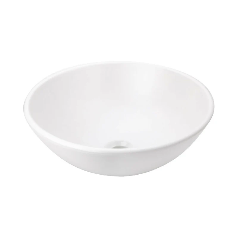 Lavamanos Corona Spazio II Vessel sin Desagüe Blanco