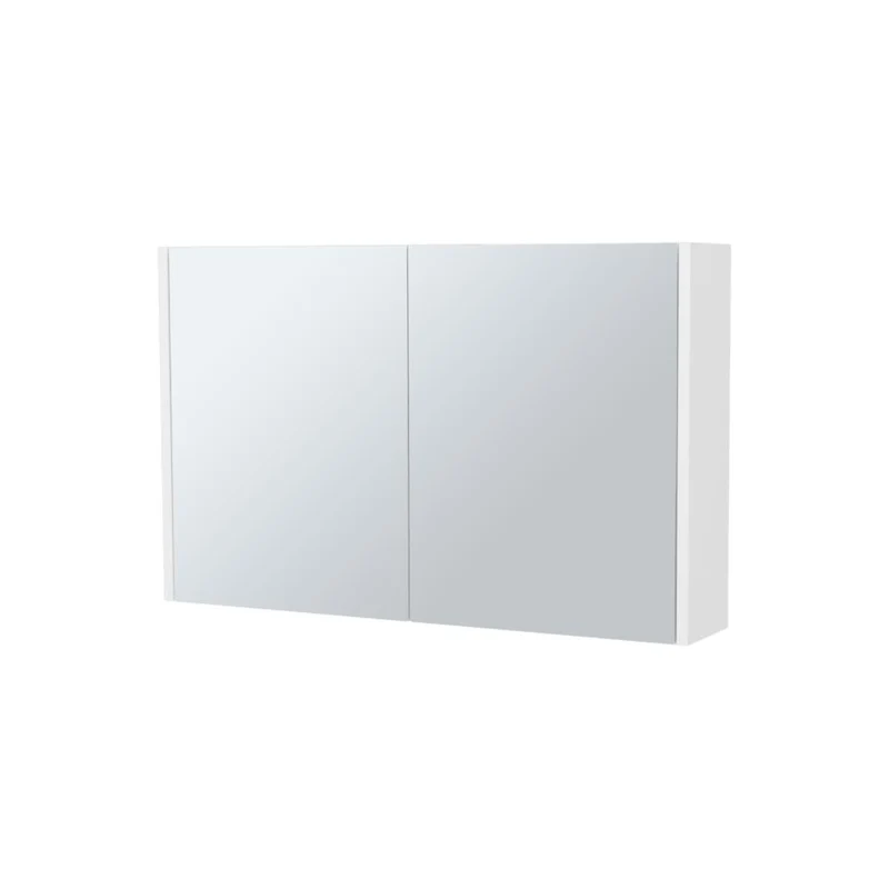 Gabinete de Baño Agni, Blanco Duqueza, con Dos Puestas y Espacio para Almacenar Objetos ZF