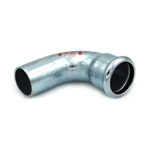 Curva 90 mf a pressare in acciaio carbonio steel pres diam. 42