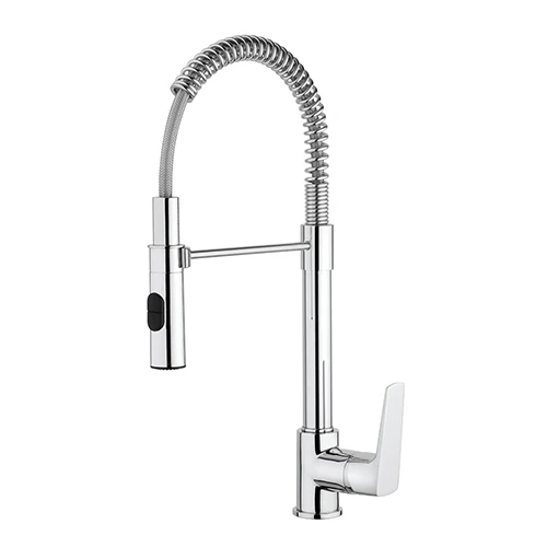 Miscelatore monocomando lavello con doccia estraibile cromo