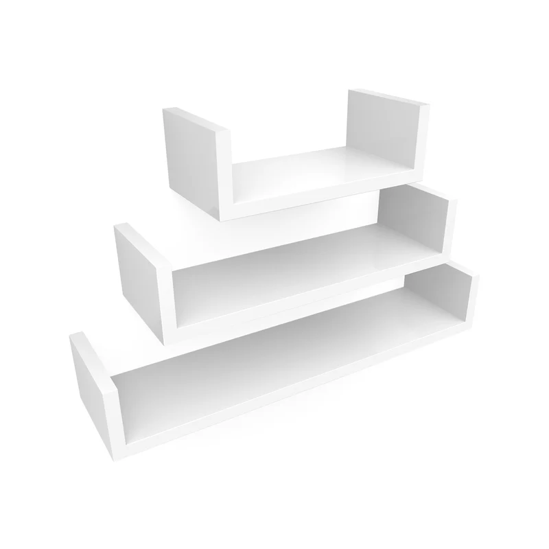 Estantes de Pared Madera de Ingeniería Unidades Flotantes