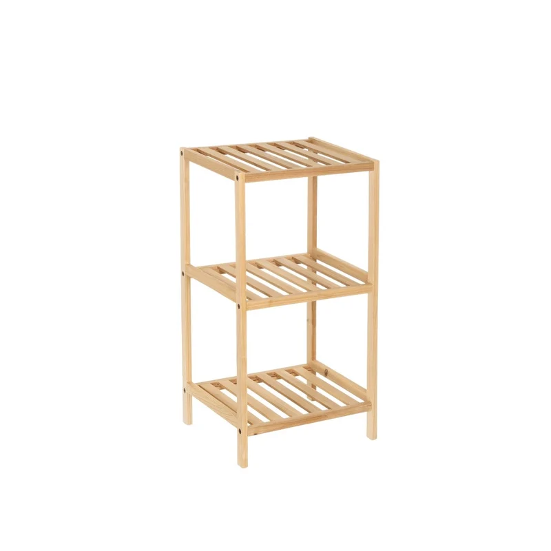 Estantería de pie de madera de abeto con 3 baldas de 35x30x70 cm
