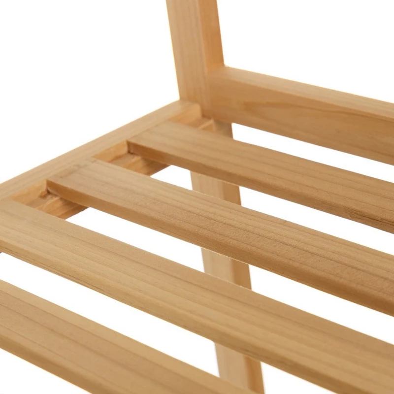 Estantería de pie de madera de abeto con 3 baldas de 35x30x70 cm