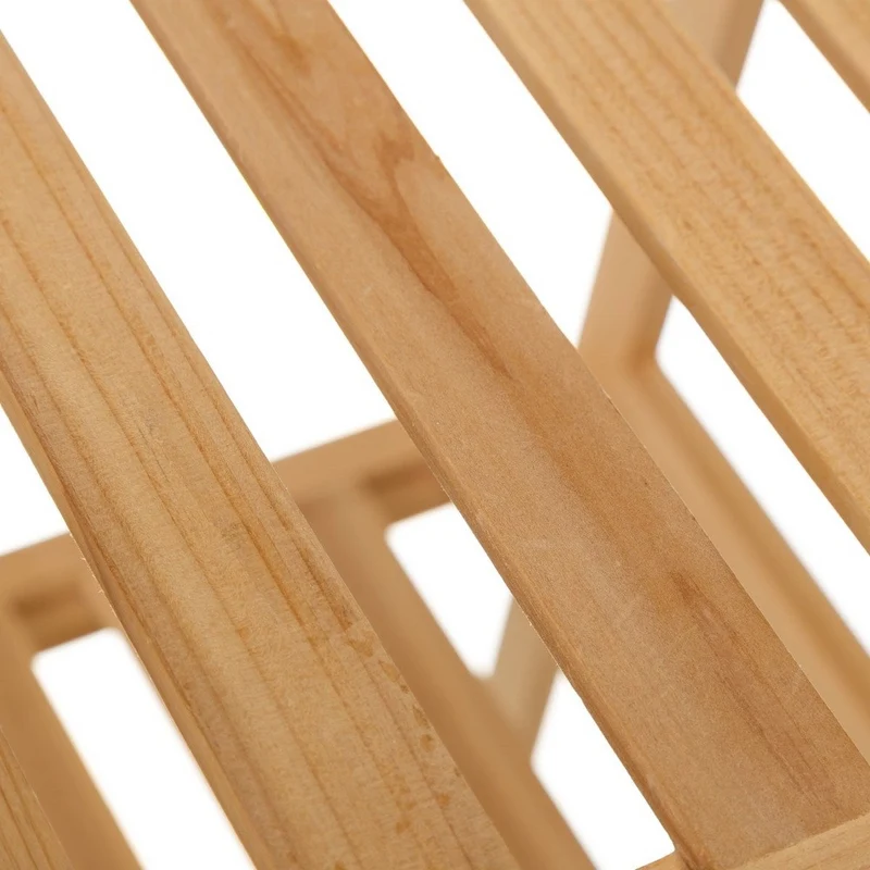 Estantería de pie de madera de abeto con 3 baldas de 35x30x70 cm