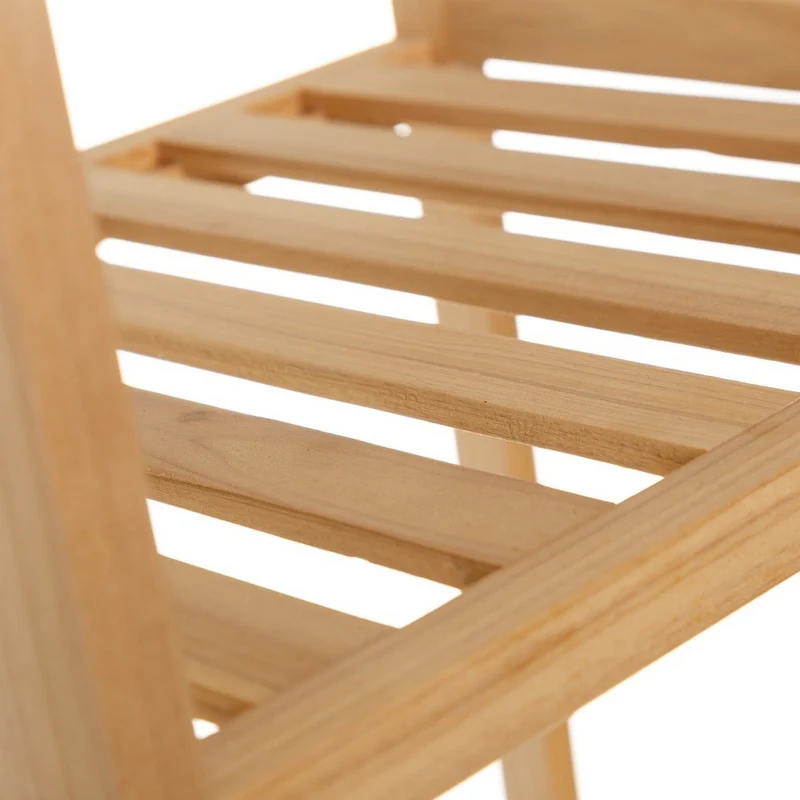 Estantería de pie de madera de abeto con 4 baldas de 35x30x100 cm