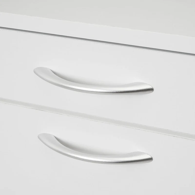 Zapatero de estilo moderno con cajón y 2 puertas blanco de 60x24x80 cm.
