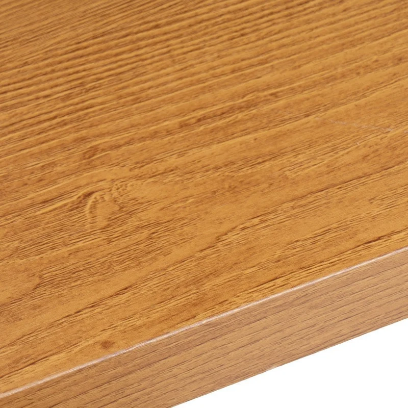 Set de 2 estantes flotantes cuadrados de tablero laminado roble miel 23,5
