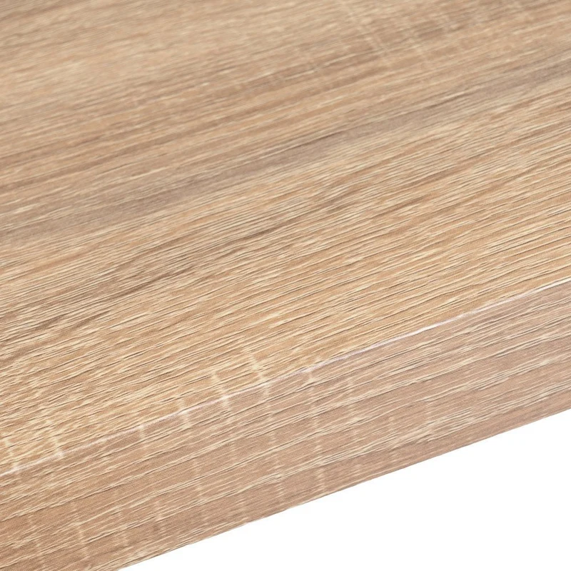 Set de 2 estantes flotantes cuadrados tablero laminado roble claro 23,5cm