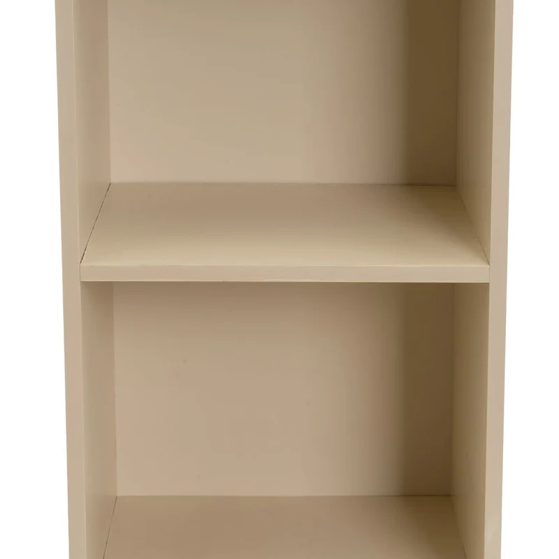 Estantería Mei de 2 baldas beige de 30x24x54 cm en tablero laminado hpl