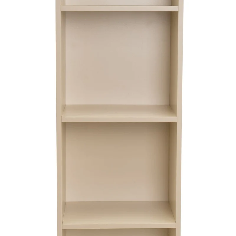 Estantería Mei de 4 baldas beige de 30x24x106 cm en tablero laminado hpl