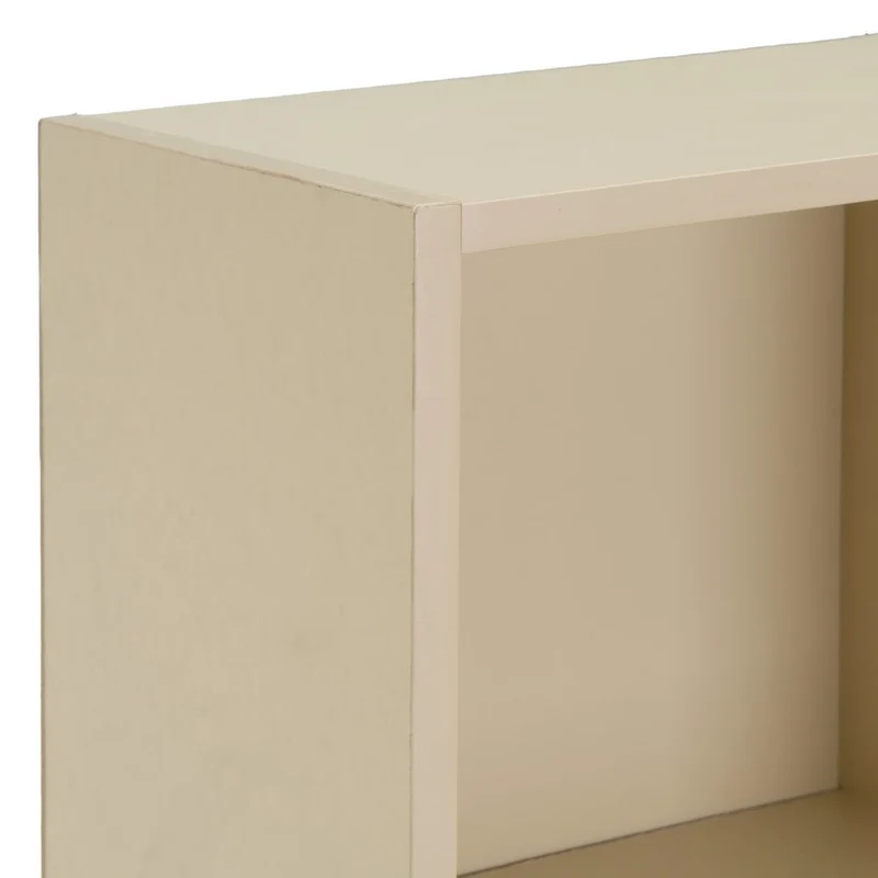 Estantería Mei de 5 baldas beige de 30x24x132 cm en tablero laminado hpl