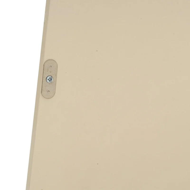 Mesita Mei con 1 puerta beige de 31x29x61 cm en tablero laminado hpl