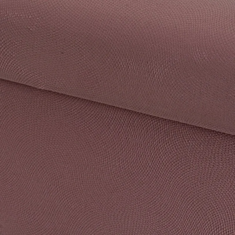 Puf arcón plegable color malva para almacenaje con tapa de 76x38x38cm