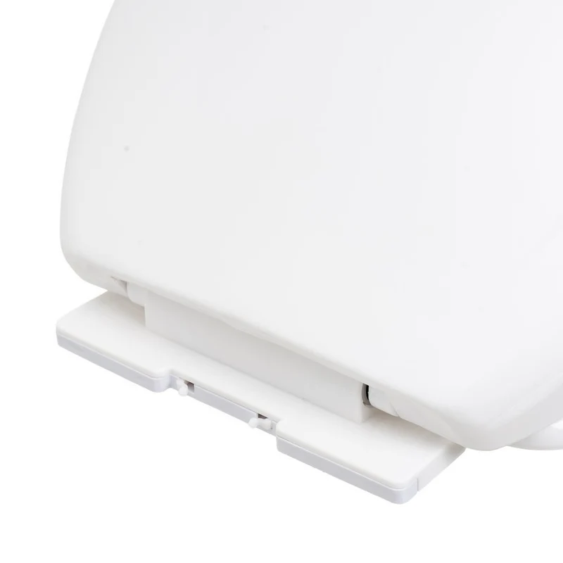 Tapa WC blanco con caída amortiguada y fácil instalación 37x43 cm