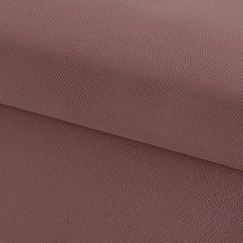 Puf arcón plegable color malva para almacenaje con tapa de 38x38x38cm