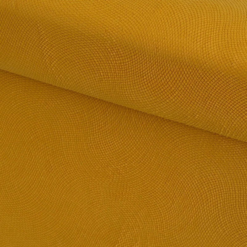 Puf arcón plegable color amarillo para almacenaje con tapa de 38x38x38cm