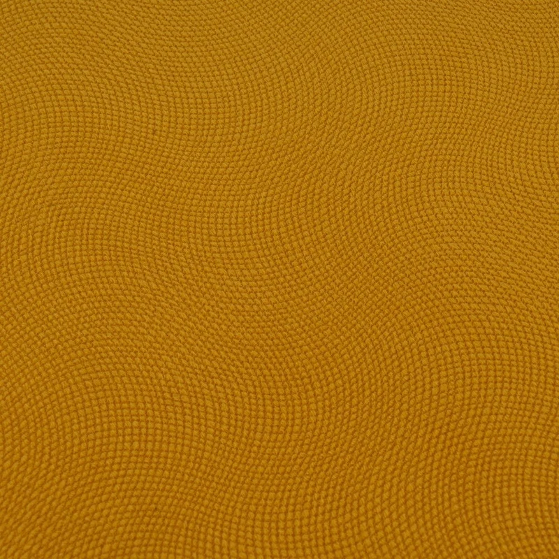 Puf arcón plegable color amarillo para almacenaje con tapa de 38x38x38cm