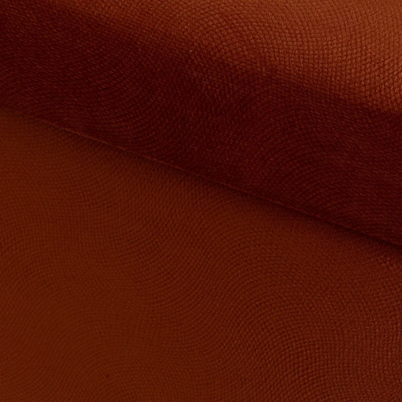 Puf arcón plegable color rojo para almacenaje con tapa de 38x38x38cm