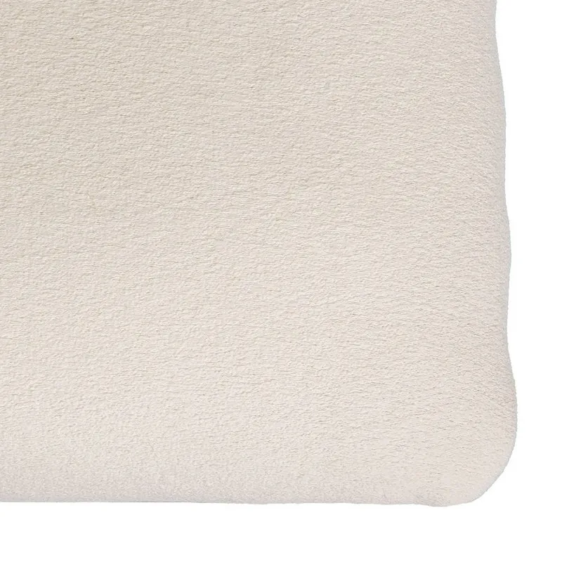 Banqueta clásica de tocador en madera de paulonia blanca 38x29x45cm