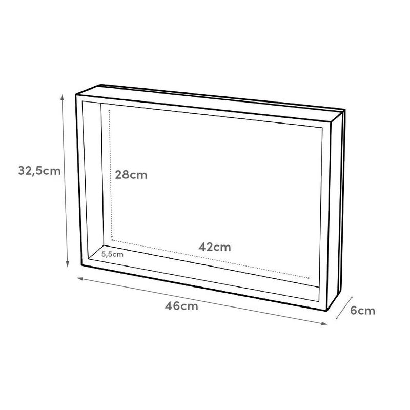 Tapa para contador de luz en madera con bonito mandala beige de 46x31x6cm