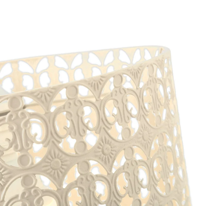 Lámpara de techo árabe colgante de metal beige arabia de 30x25 cm