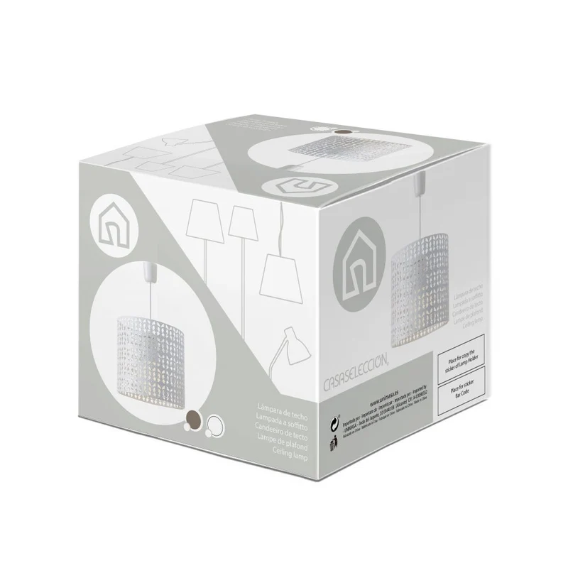 Lámpara de techo árabe colgante de metal beige arabia de 30x25 cm