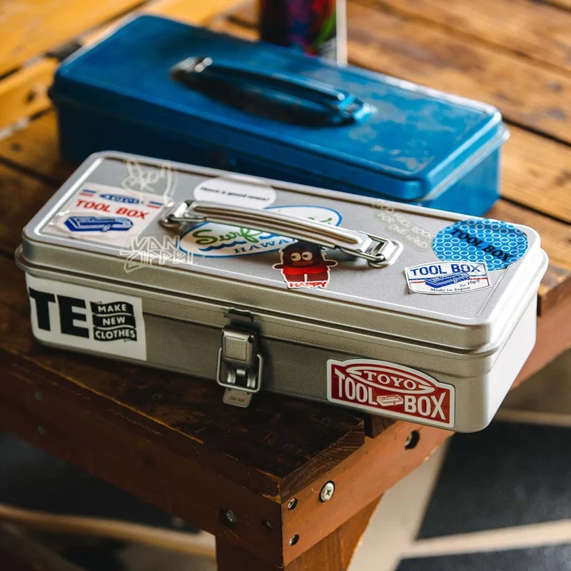 Toyo Steel Tool Box Caja de herramientas T-320 Mustard