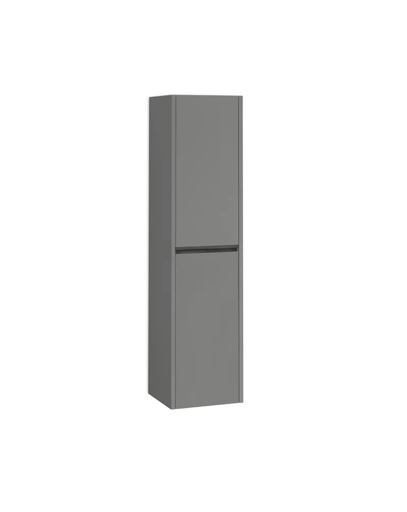 Poker Columna de Baño Suspendida 1 Puerta | Armario Alto Baño Colgante COLOR 140cm de Alto x 34,9cm de Ancho x 32cm de Fondo | Mist